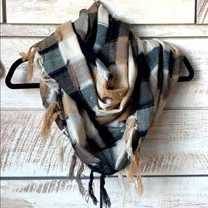 Rhinestone infinity scarf